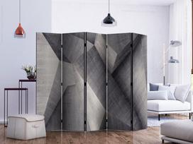 Širma Artgeist Abstract Concrete Blocks II Paraventtc0639, įvairių spalvų, 225 cm x 172 cm