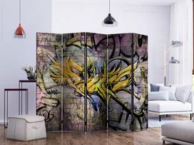 Širma Artgeist Stunning Graffiti II Paraventtc1952, įvairių spalvų, 225 cm x 172 cm