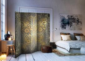 Širma Artgeist Golden Butterfly II Paravent393, įvairių spalvų, 225 cm x 172 cm