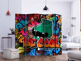 Širma Artgeist Be Cool II Paraventtc1964_Os, įvairių spalvų, 225 cm x 172 cm