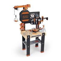 kranas zaislas - Smoby Black & Decker dirbtuvės su kranu + 94 priedai - 4 nuotrauka