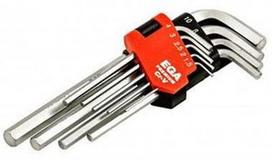Ega HEX Key Set 1.5-10mm 9pcs