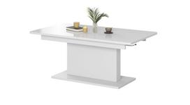 baltus stalus - Kavos staliukas Busetti, baltas (White) - 2 nuotrauka