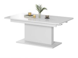 baltus stalus - Kavos staliukas Busetti, baltas (White) - 4 nuotrauka