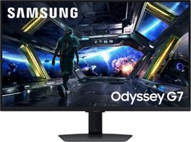 32 4k - Samsung Odyssey G7 LS32DG702EUXDU 32" Juodas (Black) IPS 4K 144Hz - 1 nuotrauka
