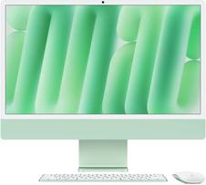 imac kompiuteriai - Apple iMac 24” 4.5K Retina, M4 8C CPU, 16GB RAM, 256GB SSD, 8C GPU, Žalias (Green) - 3 nuotrauka