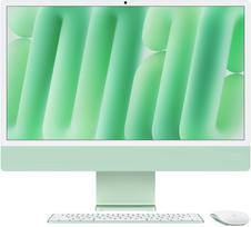 imac kompiuteriai - Apple iMac 24” 4.5K Retina, M4 8C CPU, 16GB RAM, 256GB SSD, 8C GPU, Žalias (Green) - 4 nuotrauka