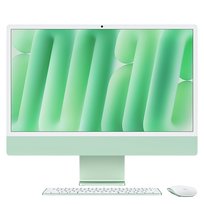 imac kompiuteriai - Apple iMac 24” 4.5K Retina, M4 8C CPU, 16GB RAM, 256GB SSD, 8C GPU, Žalias (Green) - 5 nuotrauka