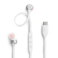 usb c laidines ausines - JBL Tune 310C Baltos (White) - 2 nuotrauka