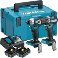 makita dtd157 - Makita DLX2423AJ, 18V, 2x2,0Ah (DDF487+DTD157) - 1 nuotrauka