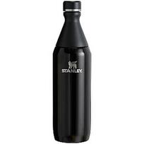nerudijancio plieno puodelis - Stanley The All Day Slim Bottle, 0.6 l, juoda (Black) - 2 nuotrauka