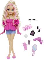 barbes priedai - Lėlė su priedais Mattel Barbie Dream Besties Malibu, HYC21, 30 cm - 4 nuotrauka