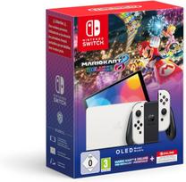 prekiau - Nintendo Switch OLED 64GB Baltas (White) + Mario Kart 8 Deluxe + 12M NSO - 3 nuotrauka