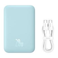 power bank baseus - Baseus Magnetic Mini 6000mAh 20W MagSafe (balta) - 9 nuotrauka
