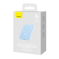 power bank baseus - Baseus Magnetic Mini 6000mAh 20W MagSafe (balta) - 10 nuotrauka