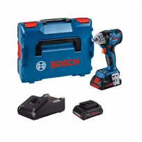 Smūginis veržliasukis Bosch GDS 18V-330 HC Professional; 18 V; 2x4,0 Ah akum.   L-BOXX 136