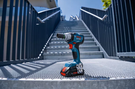bosch 18v 4.0ah - Smūginis veržliasukis Bosch GDS 18V-330 HC Professional; 18 V; 2x4,0 Ah akum.   L-BOXX 136 - 3 nuotrauka