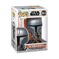 funko pop - FUNKO POP! Vinilinė figūrėlė: The Mandalorian - Mando w/Darksaber - 1 nuotrauka