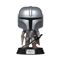 funko pop - FUNKO POP! Vinilinė figūrėlė: The Mandalorian - Mando w/Darksaber - 2 nuotrauka