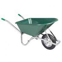 karutis, žalias, 90 l, 150 kg, cinkuotas plienas ir plastikas