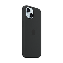apple iphone 15 silicone case with magsafe - Apple "Silicone Case with MagSafe iPhone 15 (MT0J3ZM/ A)" Black - 2 nuotrauka