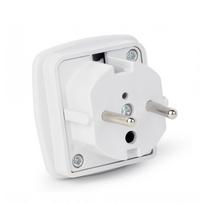 ukoja - Gembird Adapter UK Socket to Schuko White - 2 nuotrauka