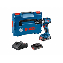 smuginis suktuvas bosch - Bosch GSB 18V-45 2x 2.0Ah, GAL 18V-20, L-boxx - 1 nuotrauka