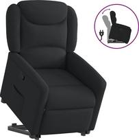 fotelis atsistoti - Fotelis VLX Stand-up Reclining 329607, juodas, 83.5 cm x 66 cm x 104 cm - 1 nuotrauka