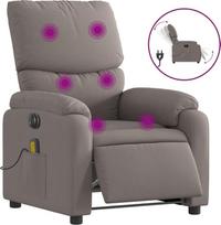 masazinis elektrinis - Fotelis VLX Massage Reclining 3073654, tamsiai pilka, 86 cm x 67 cm x 100 cm - 2 nuotrauka