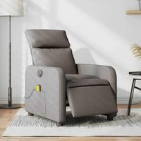 masazinis elektrinis - Fotelis VLX Massage Reclining 3073654, tamsiai pilka, 86 cm x 67 cm x 100 cm - 3 nuotrauka