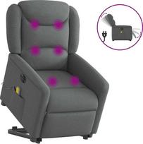 fotelis atsistoti - Masažinis krėslas VLX Massage Stand-Up 329730, tamsiai pilka, 89 cm x 70.5 cm x 102.5 cm - 2 nuotrauka