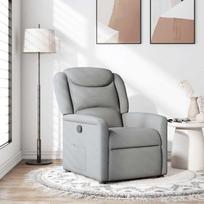 atlosiami foteliai - Fotelis VLX Fabric 289696, šviesiai pilka, 86 cm x 67 cm x 100 cm - 2 nuotrauka