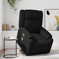 massage fotelis - Fotelis VLX Massage Stand-up 289757, juodas, 87.5 cm x 76 cm x 107 cm - 2 nuotrauka
