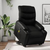 massage fotelis - Fotelis VLX Massage Stand-up 289757, juodas, 87.5 cm x 76 cm x 107 cm - 3 nuotrauka