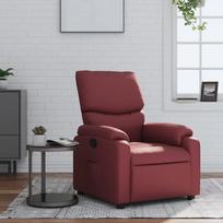 raudonos spalvos foteliai - Fotelis VLX Reclining 289686, raudonas, 98 cm x 72 cm x 98 cm - 2 nuotrauka