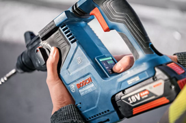 gbh 2 24 - Perforatorius Bosch GBH 18V-24 C Professional; 2,4 J; SDS-plus; 18 V; 2x5,0 Ah akum. - 3 nuotrauka