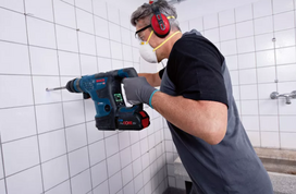 bosch akumuliatorinis perforatorius - Perforatorius Bosch GBH 18V-34 CF, su akumuliatoriumi ir įkrovikliu - 3 nuotrauka