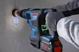 bosch akumuliatorinis perforatorius - Perforatorius Bosch GBH 18V-34 CF, su akumuliatoriumi ir įkrovikliu - 4 nuotrauka