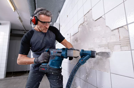 bosch akumuliatorinis perforatorius - Perforatorius Bosch GBH 18V-34 CF, su akumuliatoriumi ir įkrovikliu - 5 nuotrauka