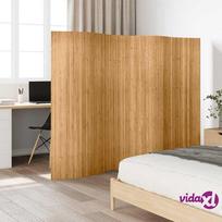 vidaXL Kambario pertvara iš bambuko, natūralios spalvos, 250x165 cm
