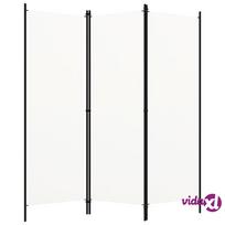 vidaXL Kambario pertvara, 3 dalių, baltos spalvos, 150x180cm