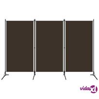 vidaXL Kambario pertvara, 3 dalių, rudos spalvos, 260x180cm