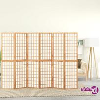 vidaXL Kambario pertvara, 6 segmentai, 240x170cm, japoniška