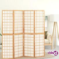 vidaXL Kambario pertvara, 4 segmentai, 160x170cm, japoniška