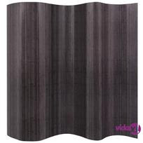 vidaXL Kambario pertvara, bambukas, pilka, 250x165cm