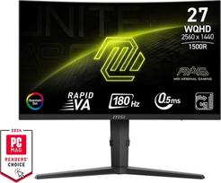 monitor 27 curved - MSI MAG 275CQRF - 1 nuotrauka