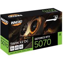 gpu ddr7 - Inno3D GeForce RTX 5070 TWIN X2 OC 12GB GDDR7 - 2 nuotrauka
