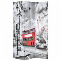 Kambario pertvara Londono autob., juoda ir balta : Dydis - 120 x 170 cm, Prekių skaičius - 1