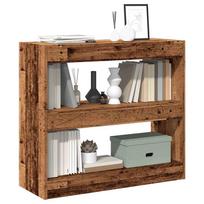knygų spinta/kambario pertvara Old Wood 80x30x72 cm
