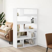mobellex - Kambario pertvara, balta, 100x33x156,5cm, MDP - 2 nuotrauka